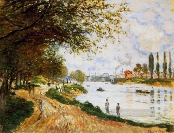  Grande Pintura - La Isla La Grande Jatte Claude Monet
